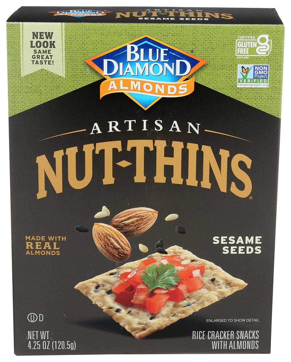 Artisan Nut Thins Sesame Seeds Cracker, 4.25 Ounce -- 12 per case.