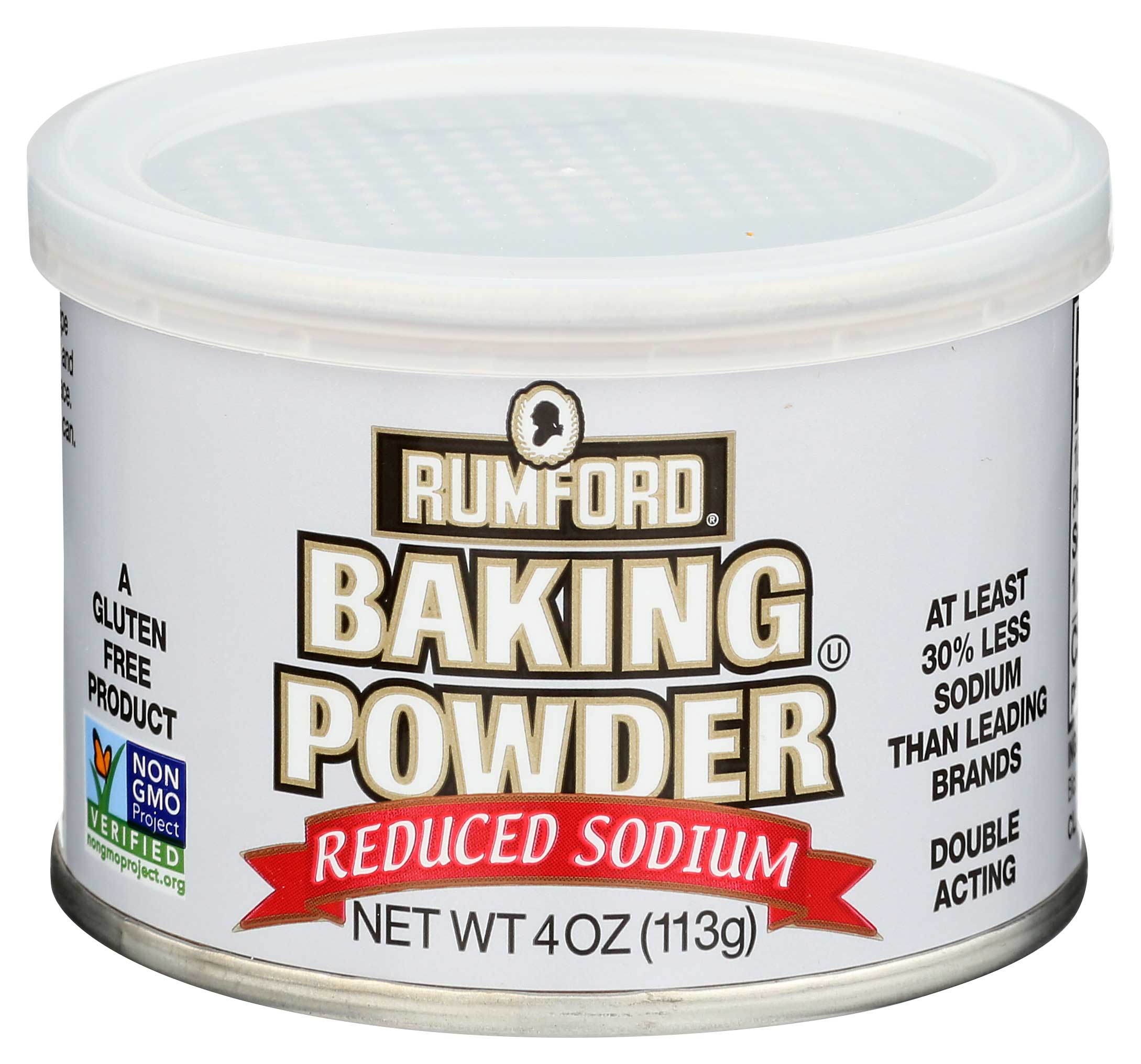 Rumford Reduced Sodium Baking Powder, 4 Ounce -- 24 Per Case