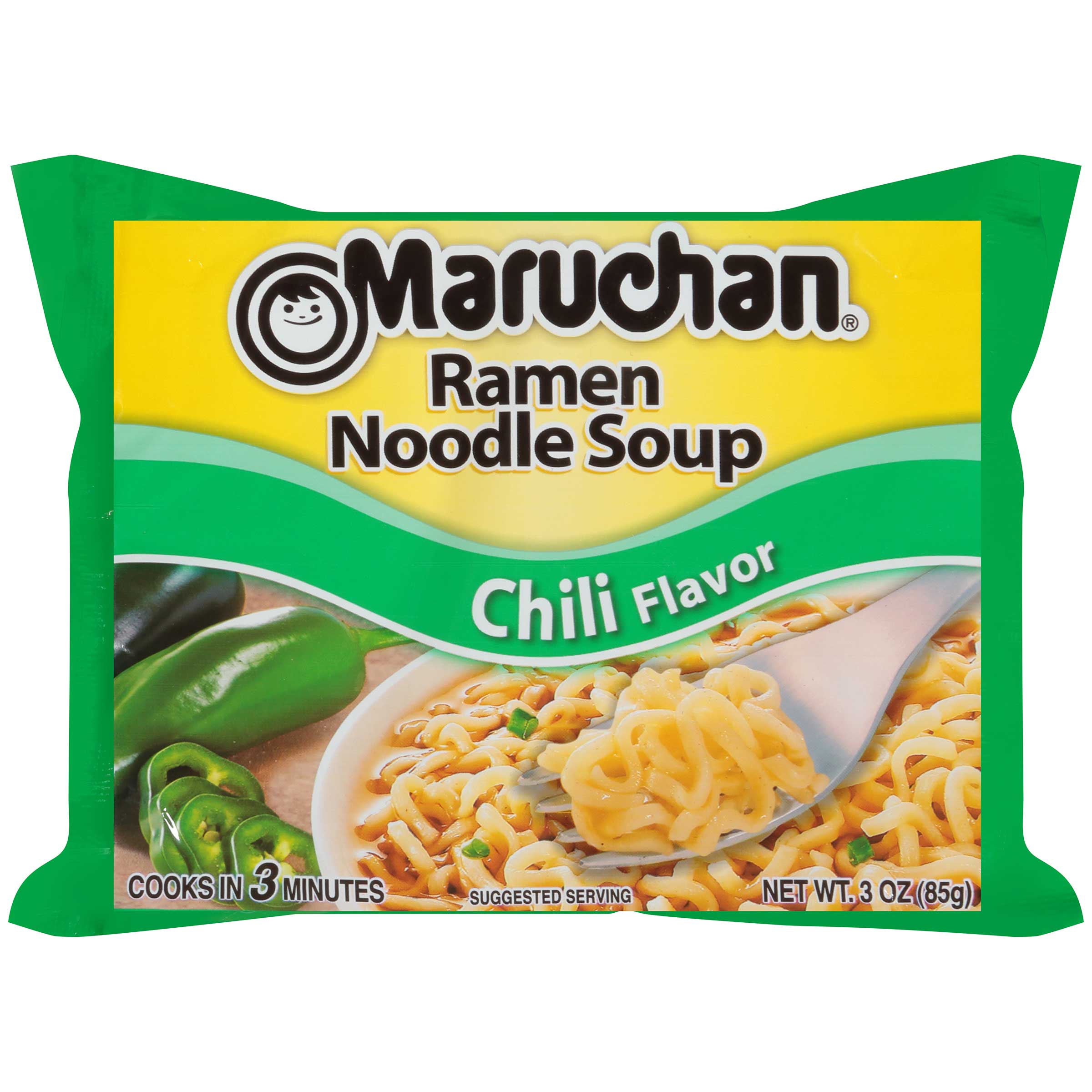 Maruchan Ramen Noodle Soup Chili Flavor - 3 oz. package, 24