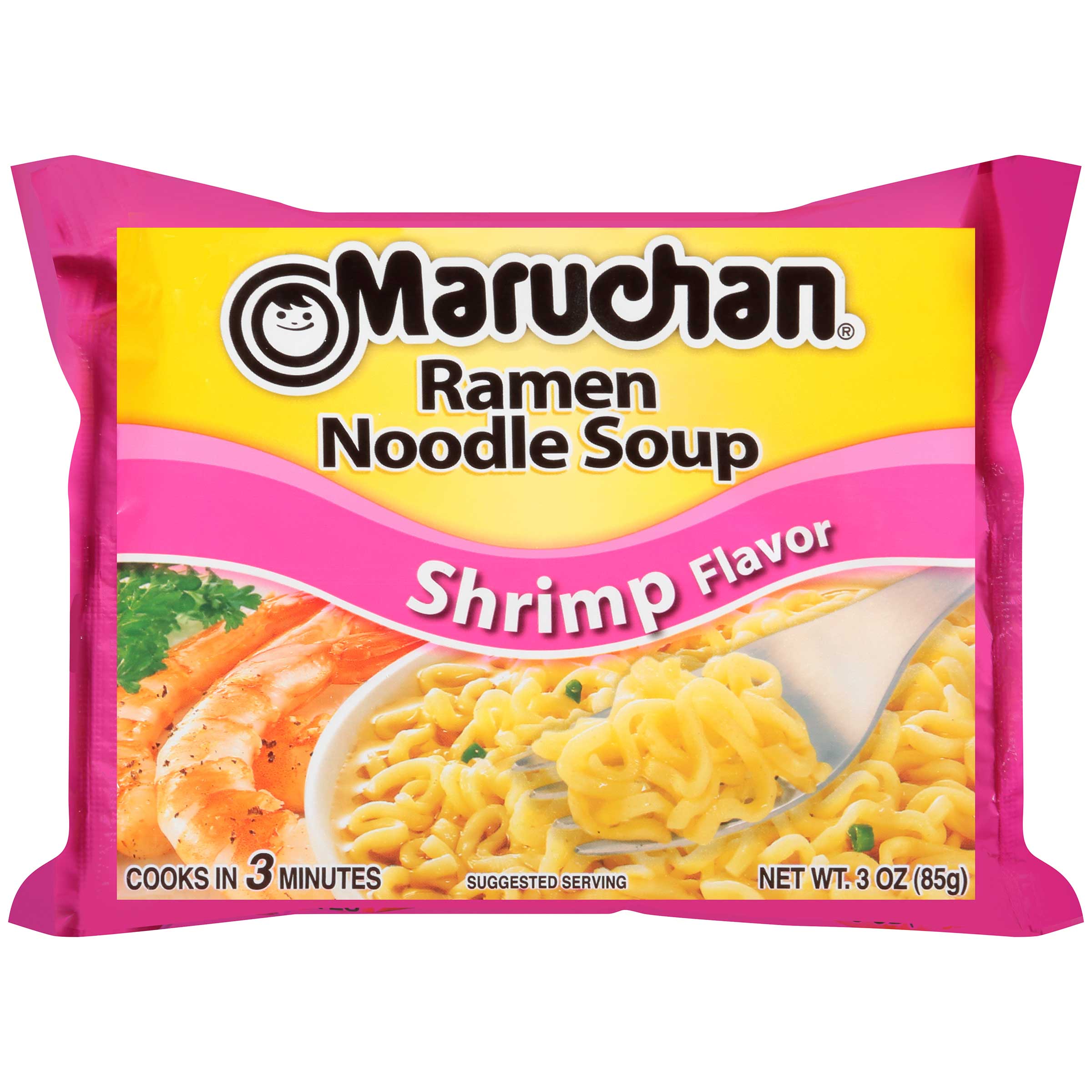 Maruchan Ramen Noodle Soup Shrimp Flavor, 3 Ounce -- 24 Per Case