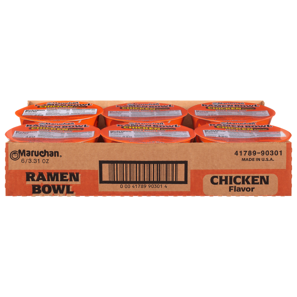 Maruchan Chicken Noodle Bowl, 3.31 Ounce -- 6 Per Case