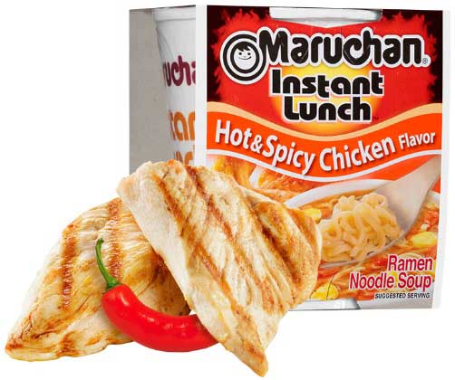 スペシャル特典 Sodium Less Lunch Instant Maruchan Hot Chicken Spicy and アイドルグッズ