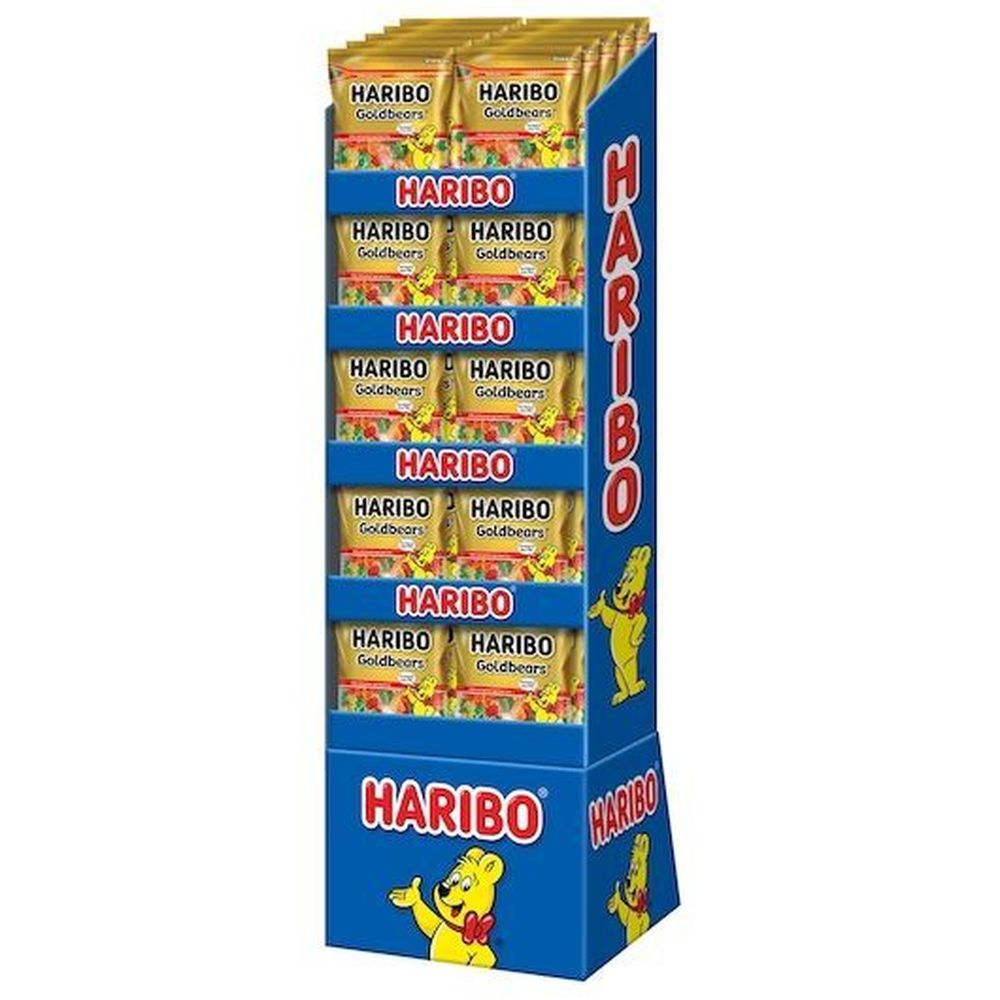 Haribo Goldbears Gummi Candy - Large Sub Floor Display, 28.8