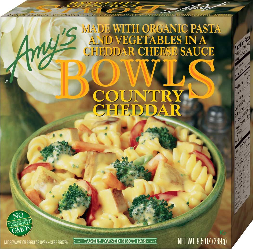 Amy's Organic Country Cheddar Bowl, 9.5 Ounce -- 12 Per Case