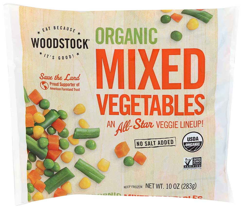 Woodstock Farms Organic Mixed Vegetable, 10 Ounce -- 12 Per Case