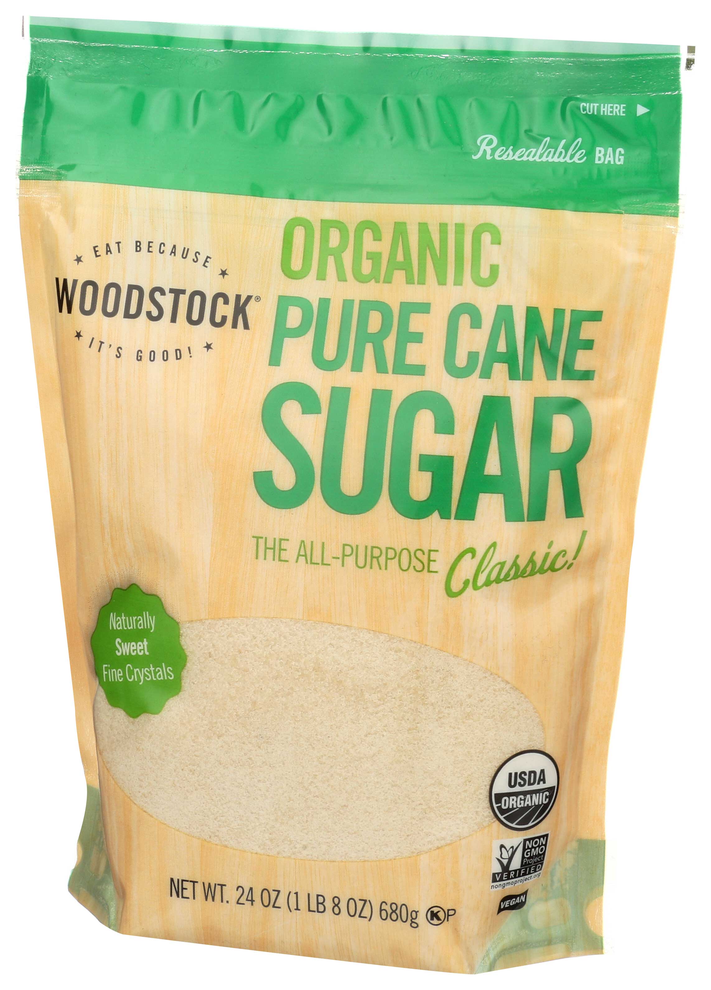 CANAGAN フリーレンジチキン 60%肉(2キロ✖️3袋箱入り) Woodstock Farms Organic Pure Cane Sugar Case | FoodServiceDirect