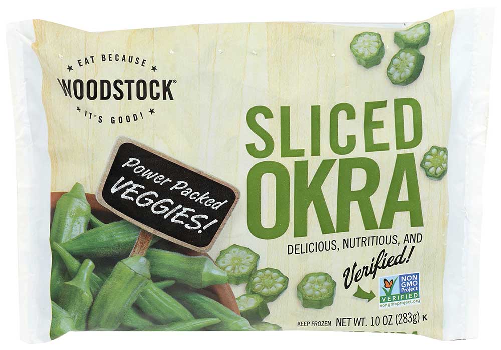 Woodstock Farms Sliced Cut Okra, 10 Ounce -- 12 Per Case