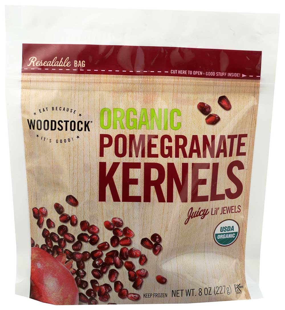 Woodstock Organic Pomegranate Kernels, 8 Ounce -- 12 Per Case