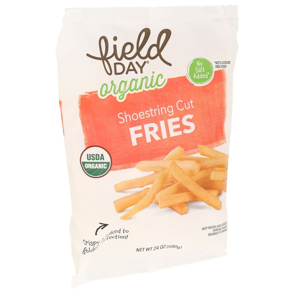 Field Day Organic Shoestring Cut Fries, 24 Ounce -- 12 Per Case