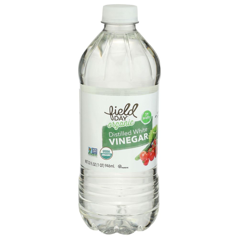 Field Day Organic Distilled White Vinegar, 32 Fluid Ounce -- 12 Per Case