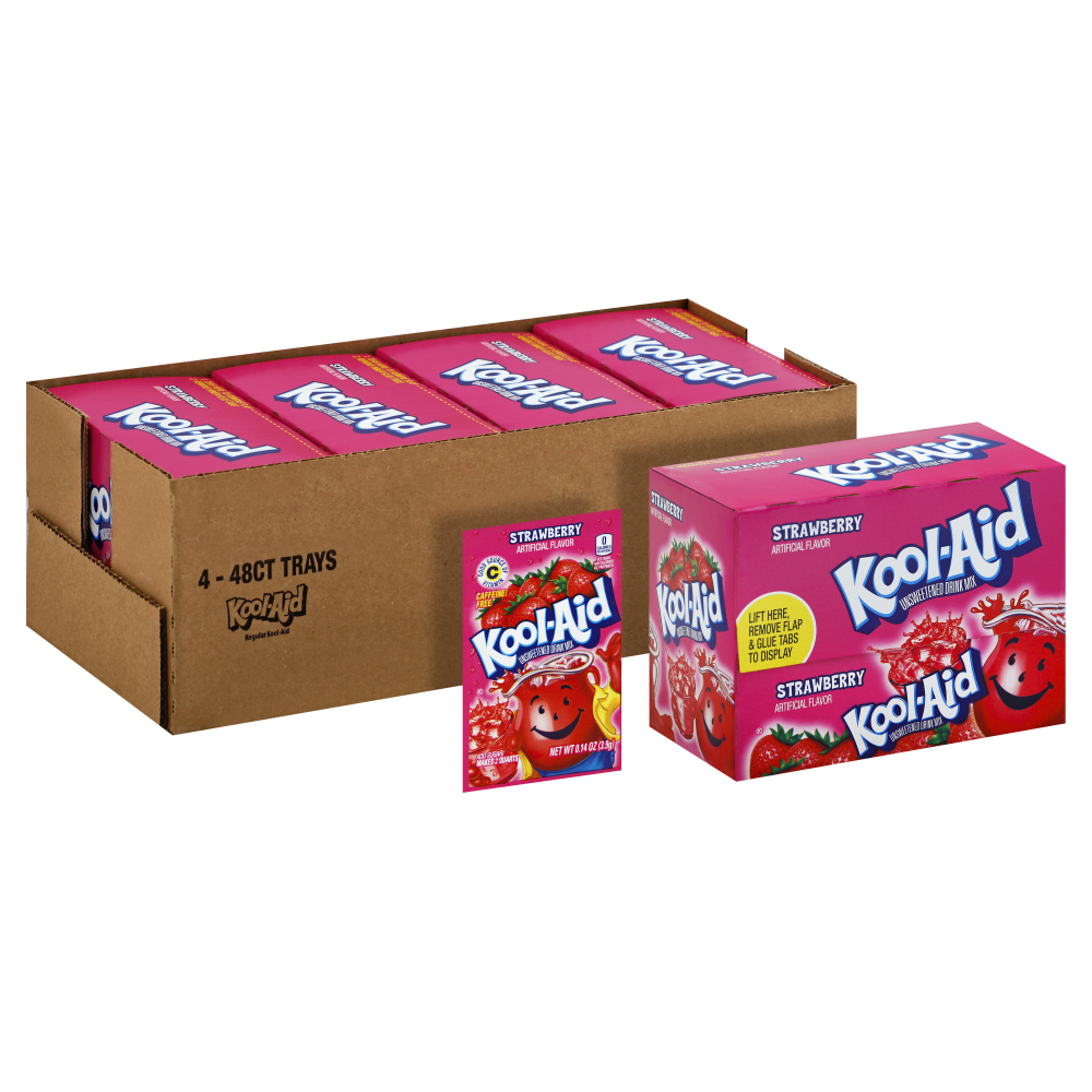 【新作入荷!!】  Kool-Aid Strawberry Unsweetened Drink Mix Case ジャケット・アウター