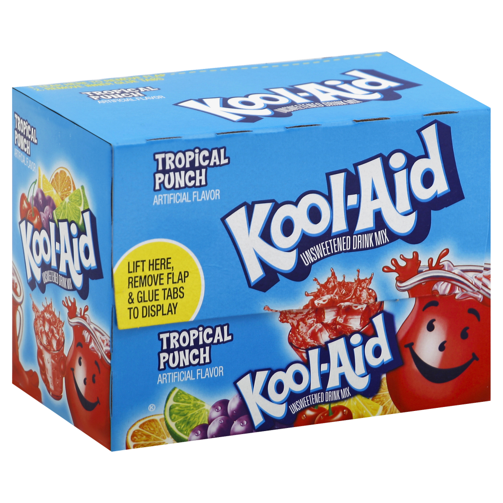Kool-Aid Tropical Punch Unsweetened Drink Mix Case
