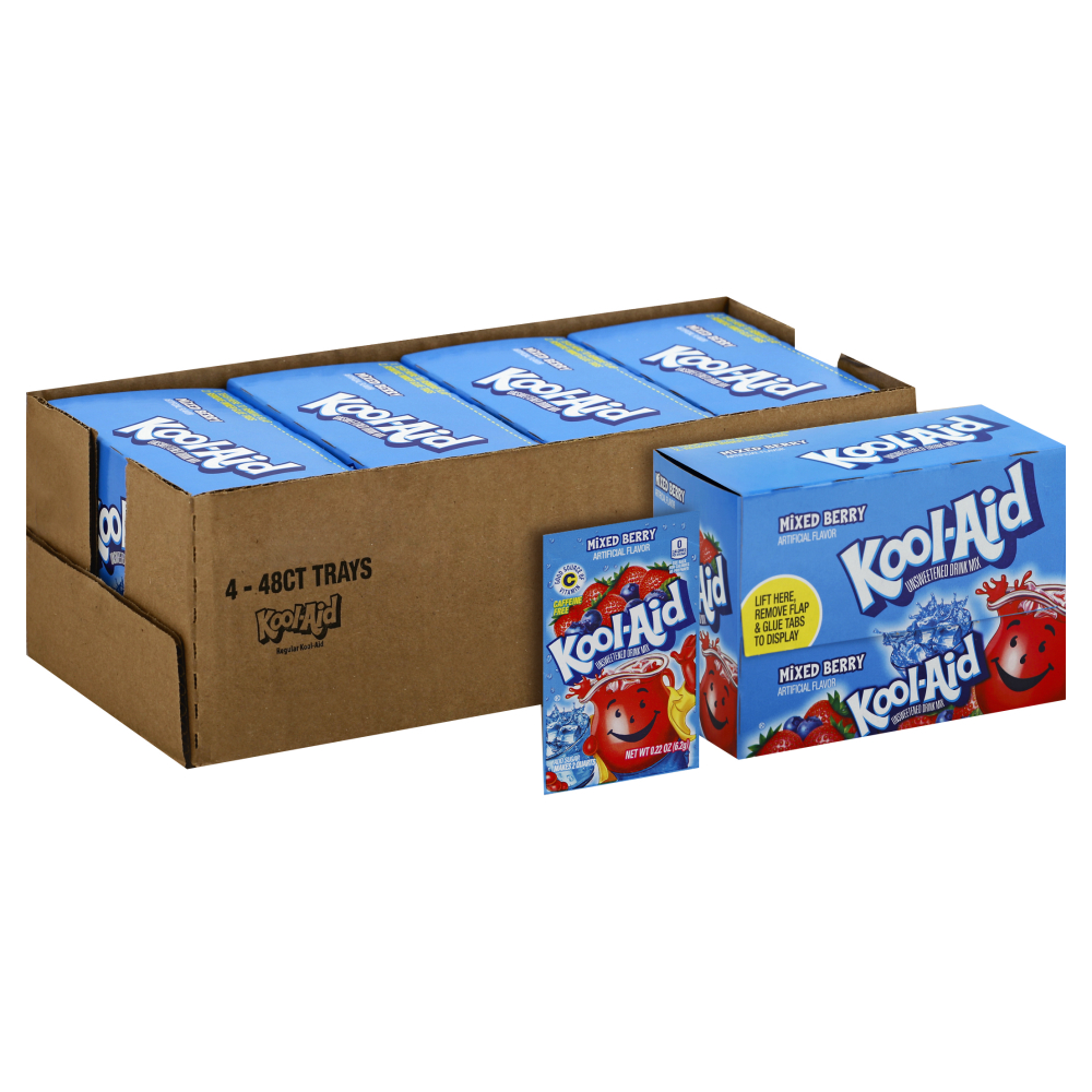 Amazon.com : Kool Aid Twists Mixed Berry Drink Mix, Makes 2