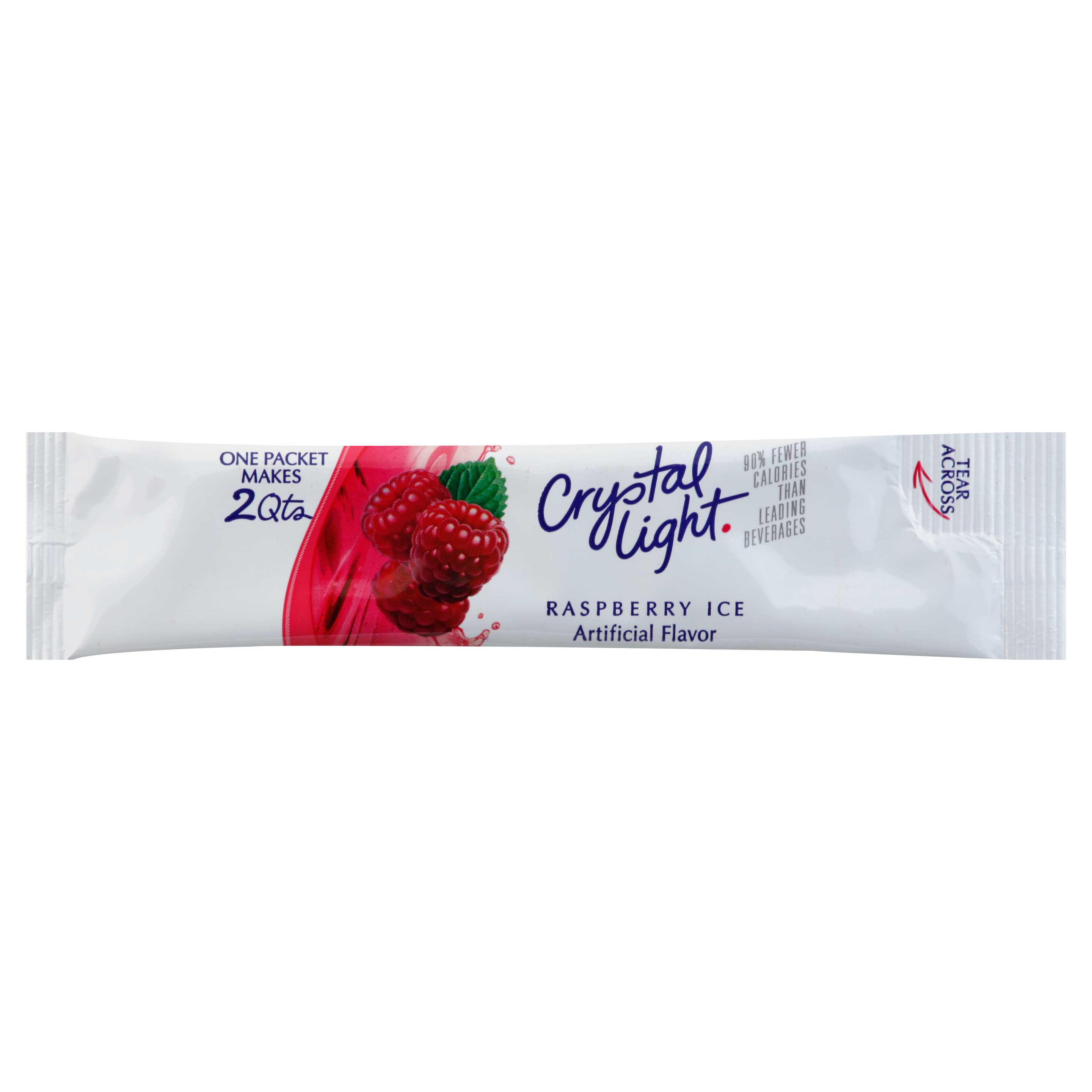 Kraft Crystal Light Raspberry Ice Drink Mix, 1.3 Ounce -- 12 per case.