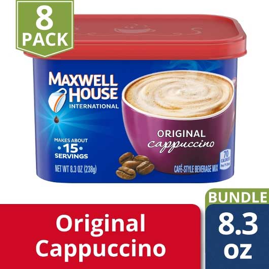 Maxwell House Original Cappuccino Beverage Mix Case