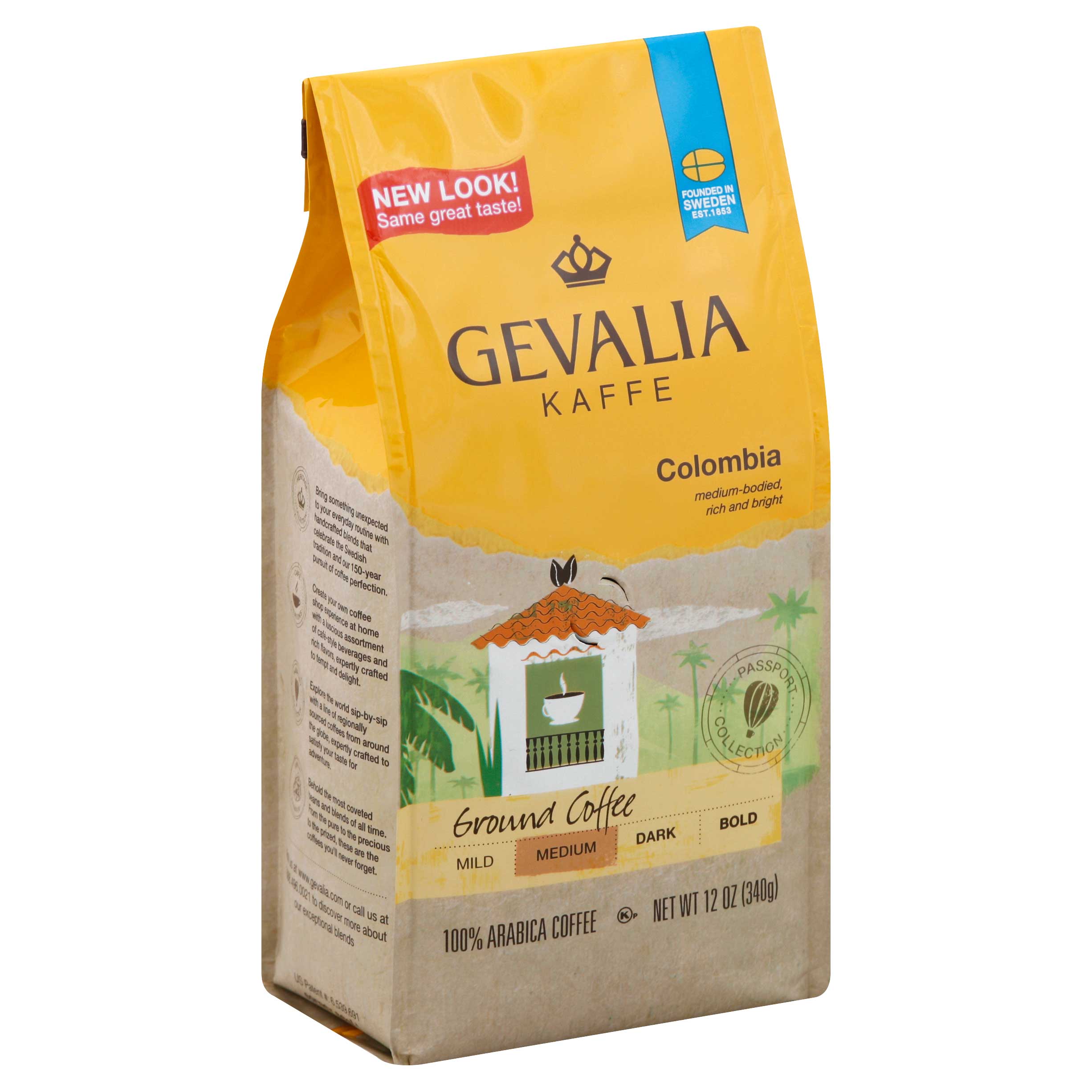 thumbnail image 2 of Gevalia Special Reserve Ground Coffee – Medium-Dark Roast, Kosher, Choose Your Flavor 2 of 4