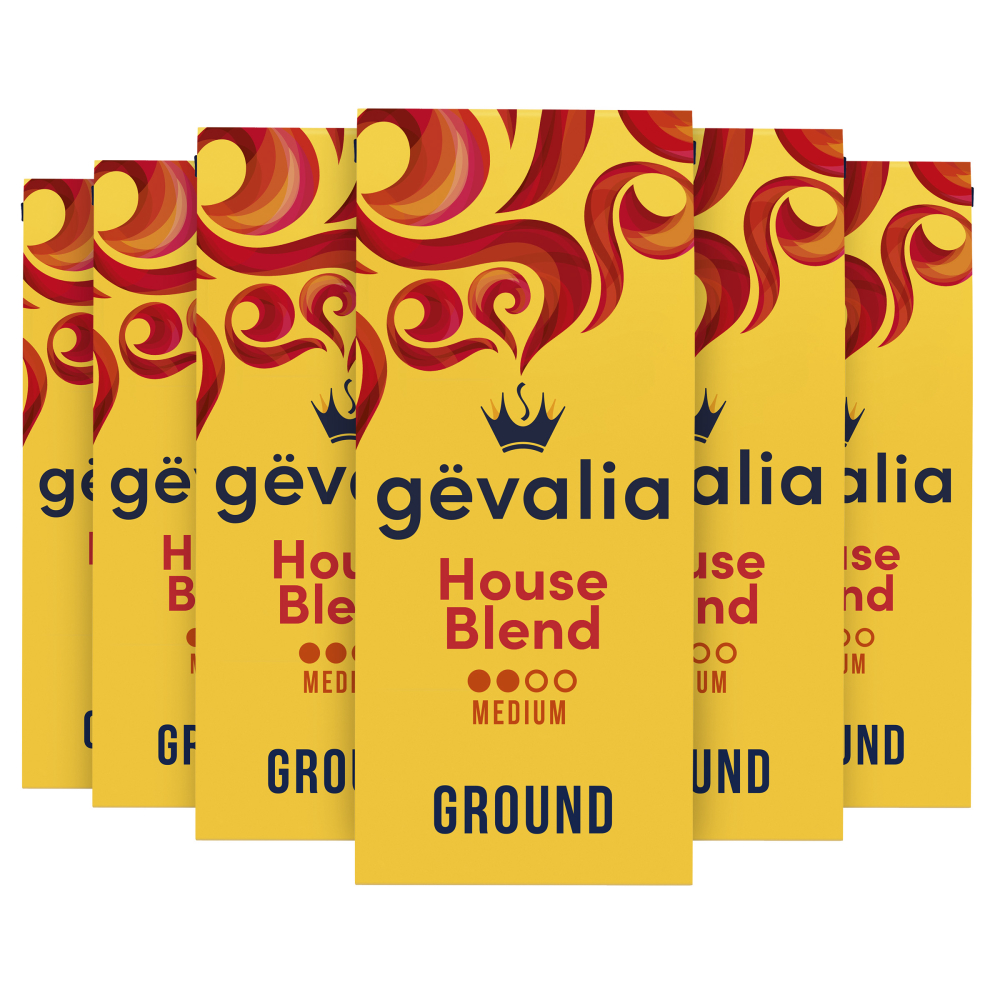 Gevalia Ground House Blend Coffee, 12 Ounce -- 6 Per Case
