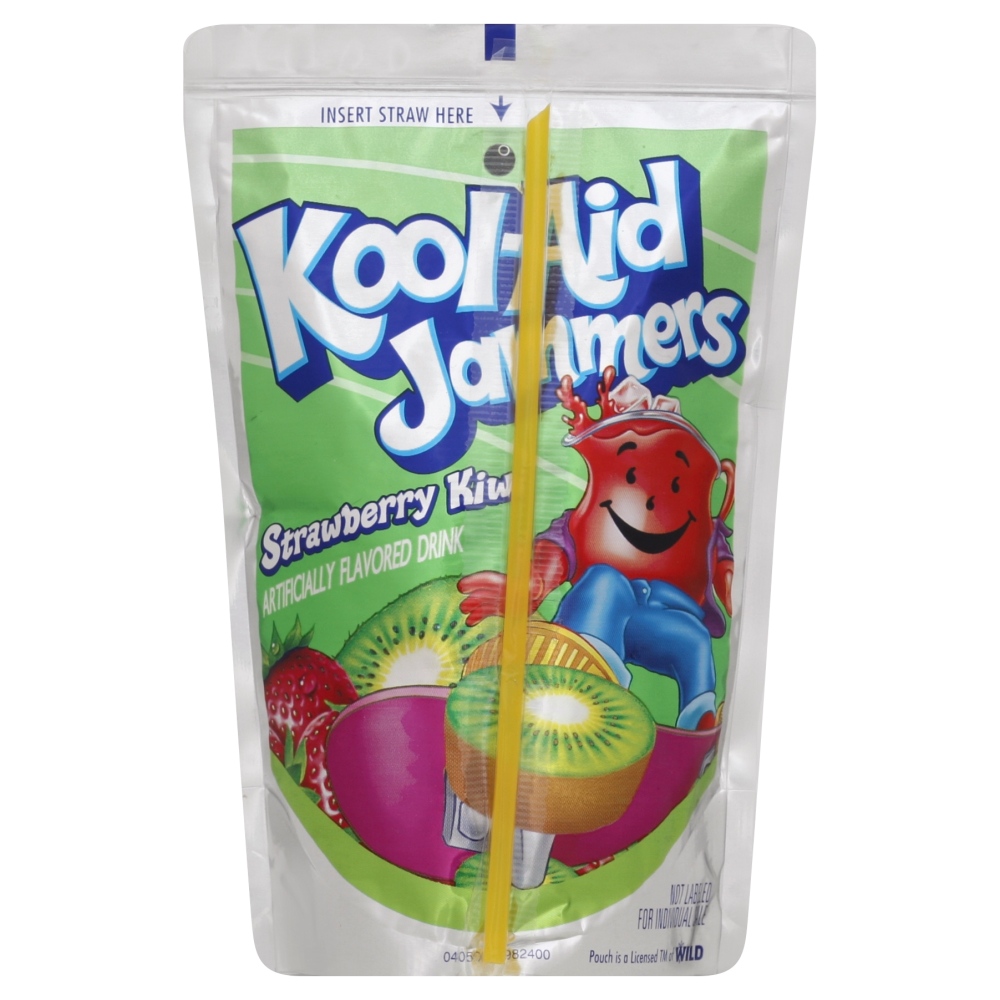 Kool-Aid Jammers Strawberry Kiwi Flavored Drink Case Kool-Aid Jammers Strawberry Kiwi Flavored Drink Case