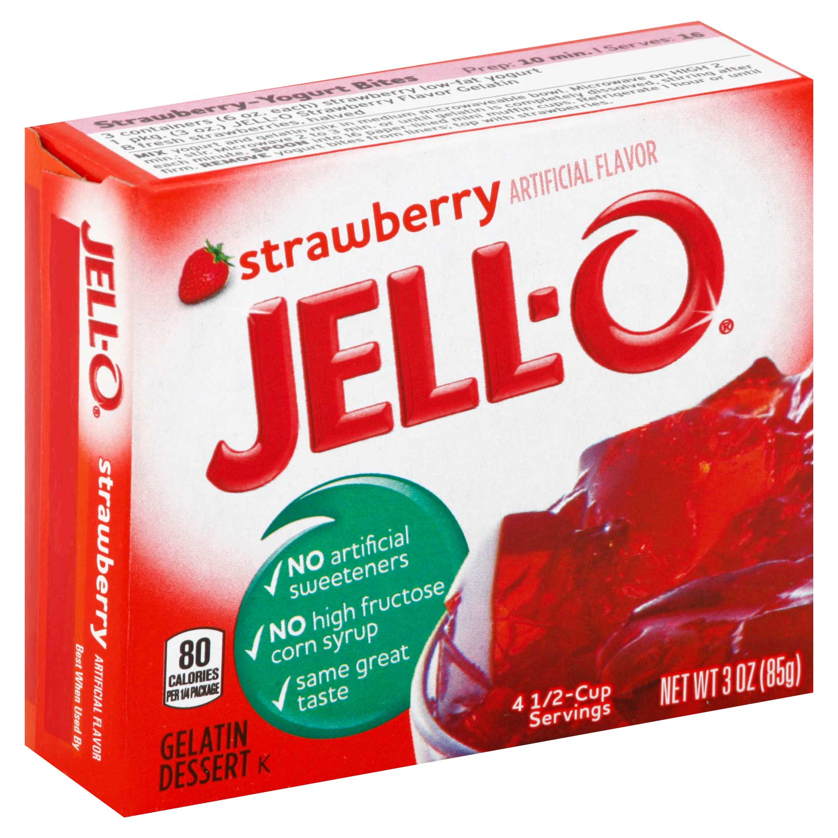 Jell-O Strawberry Gelatin Mix Case | FoodServiceDirect