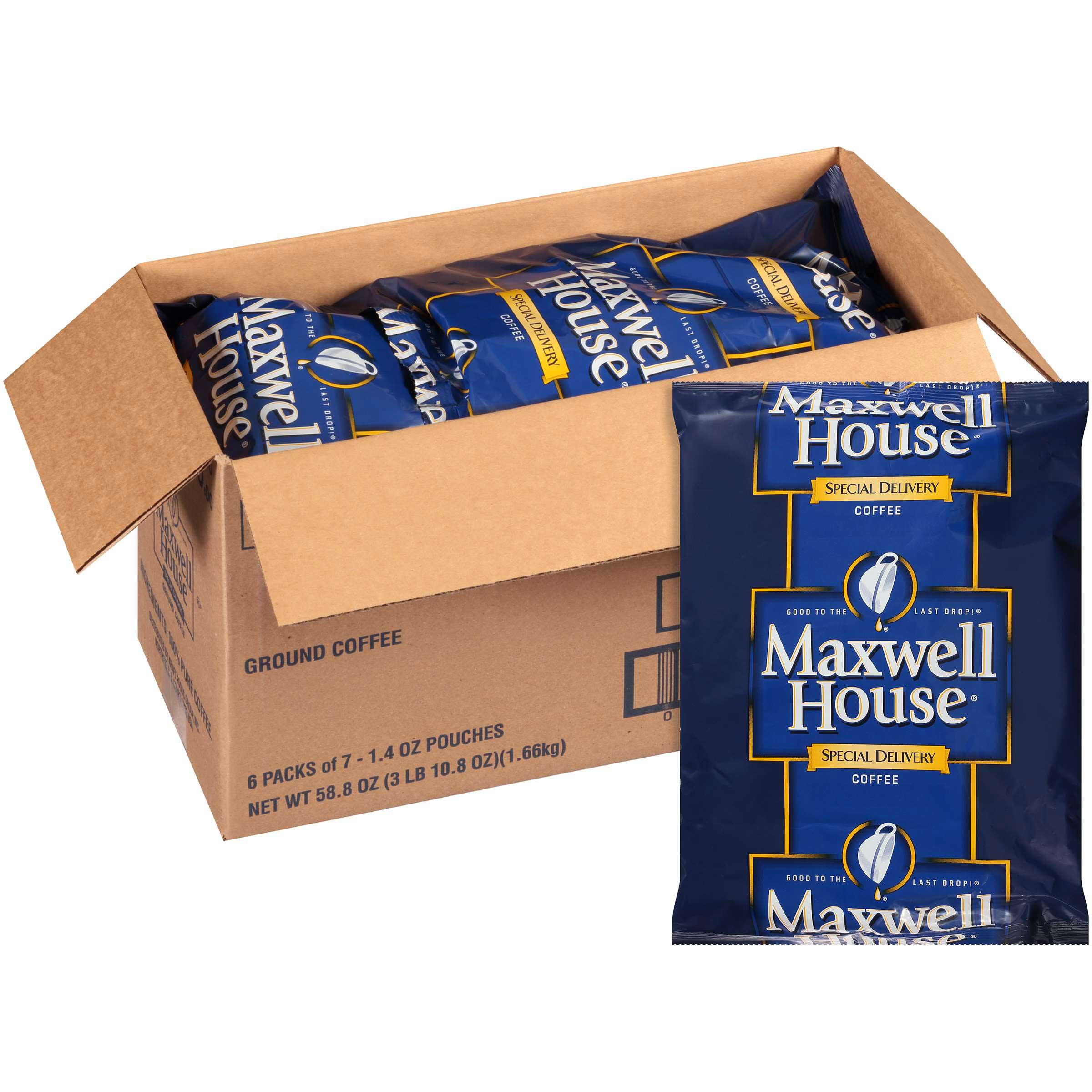Maxwell House Special Delivery Ground Coffee Case