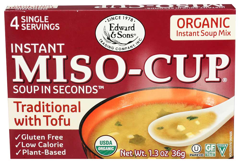 Edward And Sons Organic Traditional Miso-cup Soup, 1.3 Ounce -- 12 Per Case
