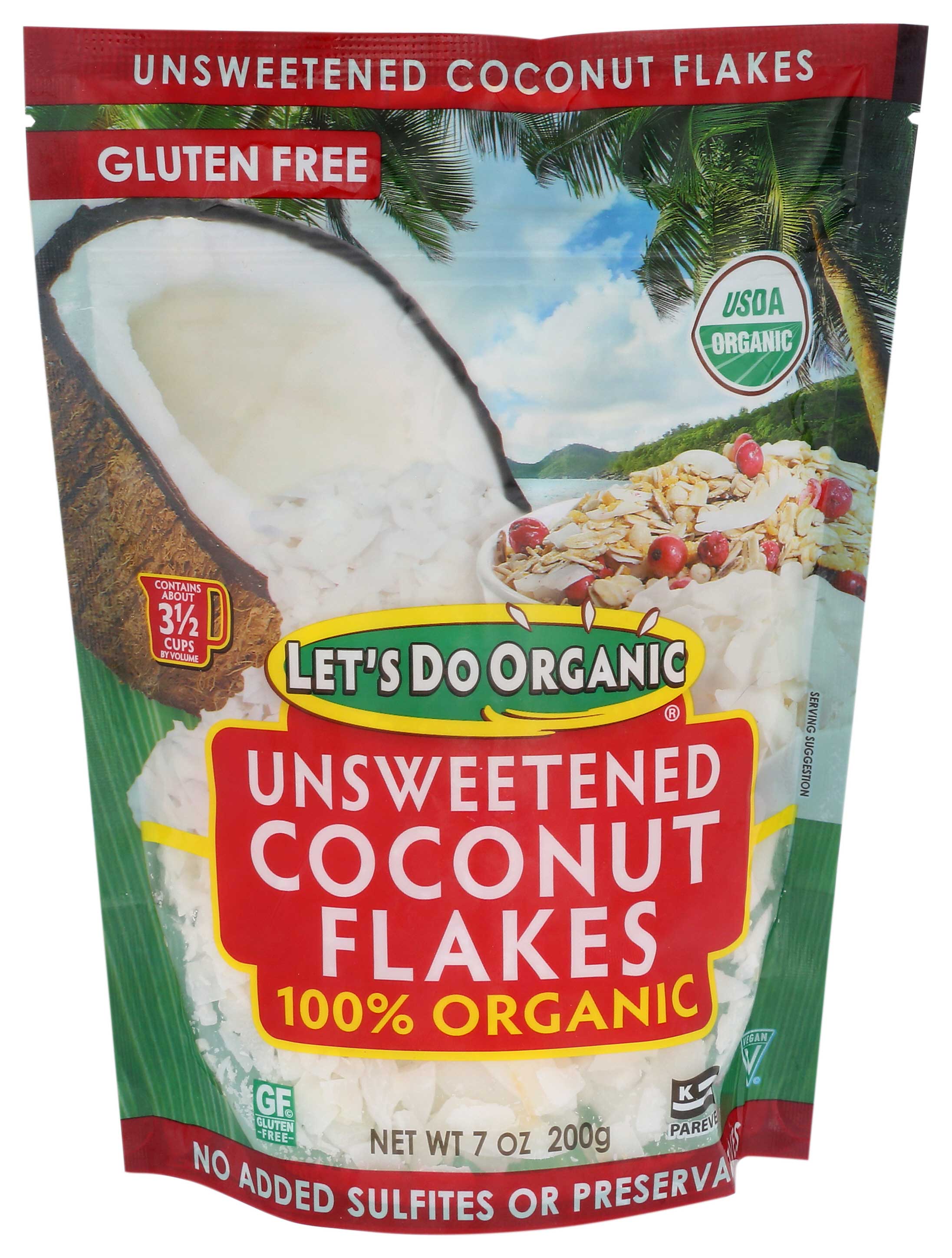 Edward & Sons Organic Coconut Flake, 7 Ounce -- 12 Per Case