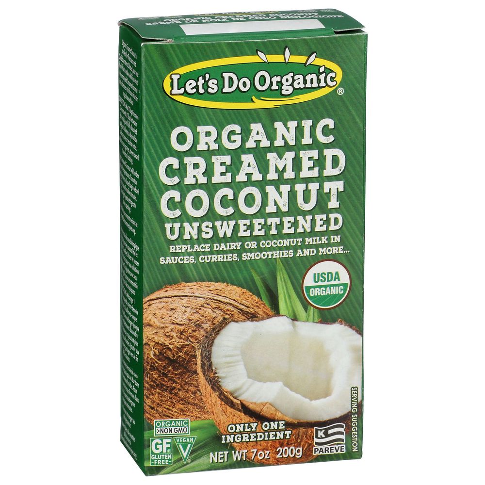 Lets Do Organic Creamed Coconut, 7 Ounce -- 6 Per Case