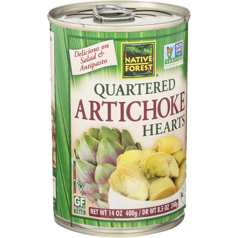 Native Forest Quartered Artichoke Hearts, 14.12 Ounce -- 6 Per Case