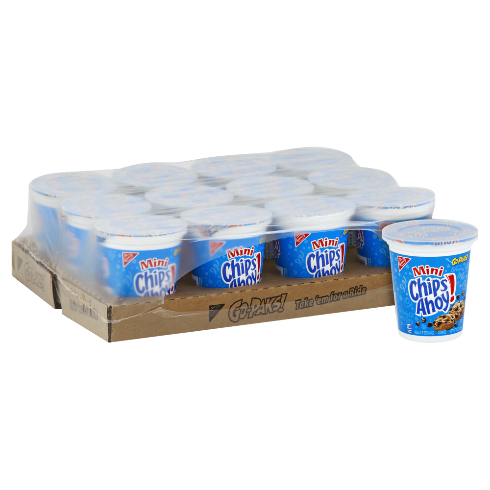 Chips Ahoy Go Paks Mini Real Chocolate Chip Cookie, 3.5 Ounce -- 12 Per Case