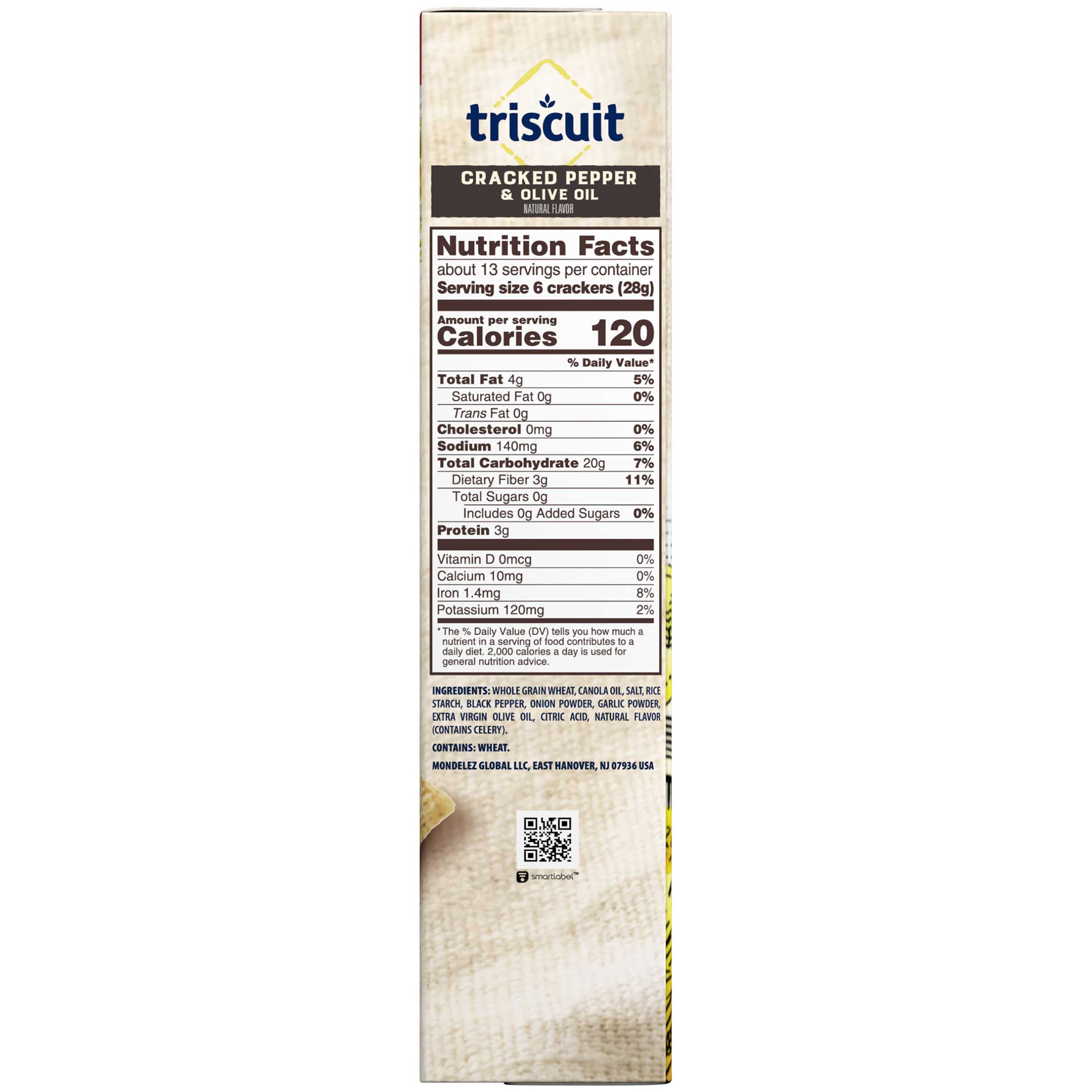 Triscuit Cracked Pepper And Olive Oil Cracker, 12.5 Ounce -- 6 Per Case