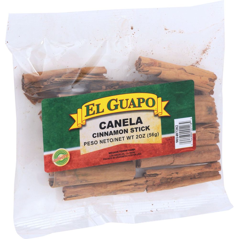 El Guapo 5 Inch Canela Cinnamon Sticks, 2 Ounce -- 18 Per Case