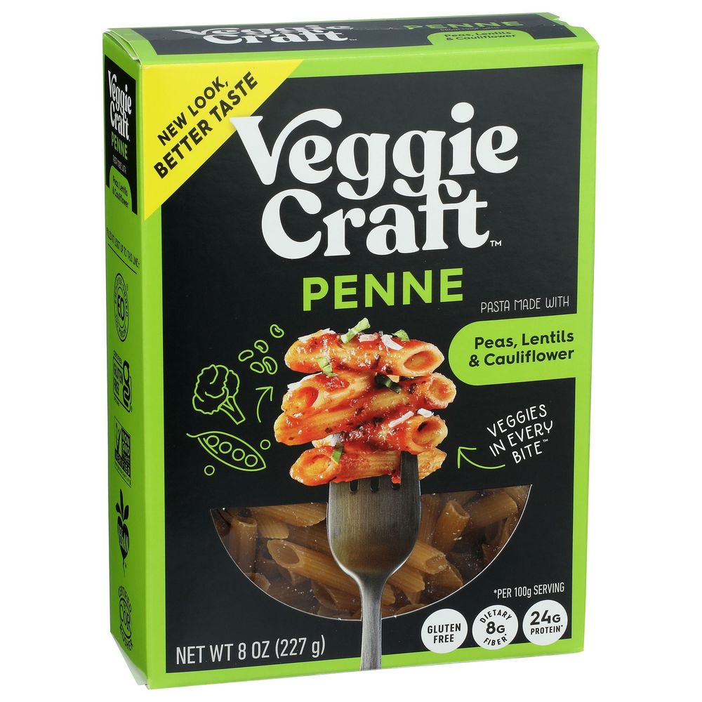 Veggiecraft Cauliflower Penne Pasta, 8 Ounce -- 6 Per Case