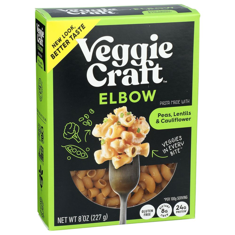 Veggiecraft Cauliflower Elbow Pasta, 8 Ounce -- 6 Per Case
