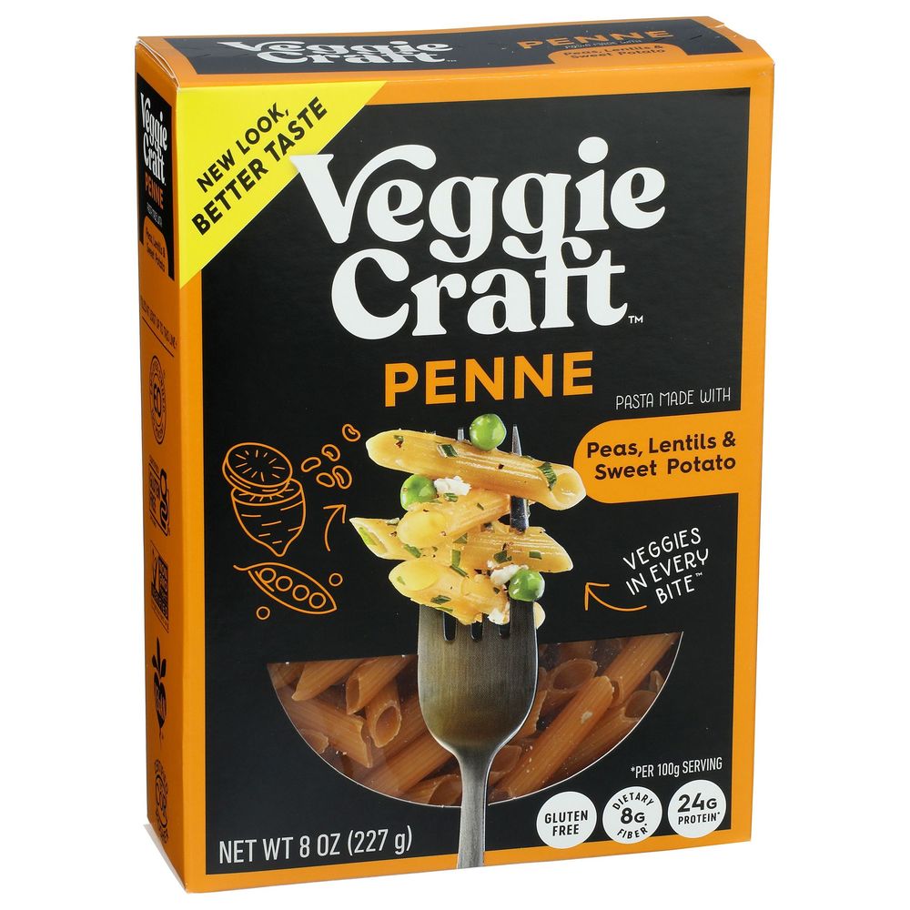 Veggiecraft Sweet Potato Penne Pasta, 8 Ounce -- 6 Per Case