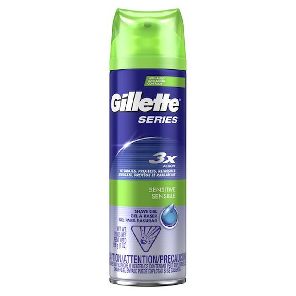 Gillette Shave Gel, Clip Strip, 7 Ounce -- 6 Per Case