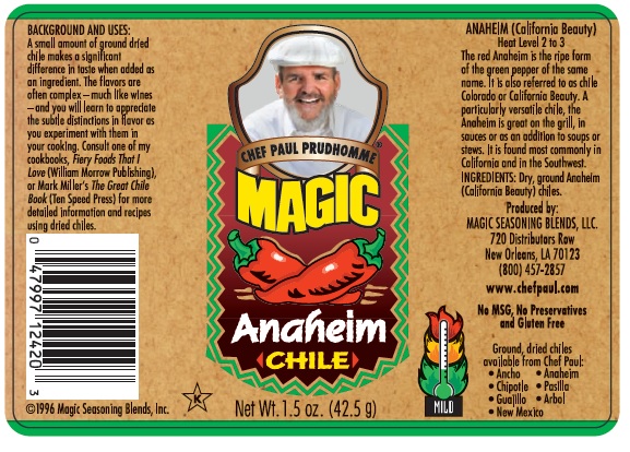 Magic Seasoning Anaheim Chile, 16 Ounce -- 4 Per Case