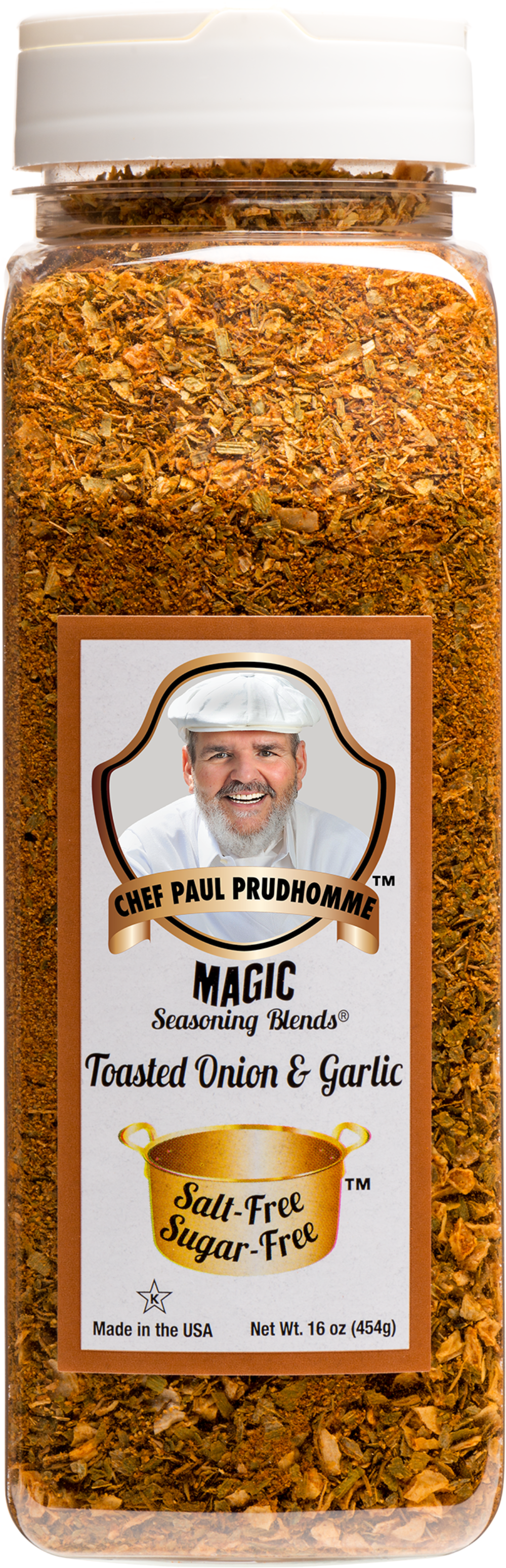 Magic Seasoning Blends Salt Free Sugar Free Toasted Onion And Garlic, 16 Ounce -- 6 Per Case