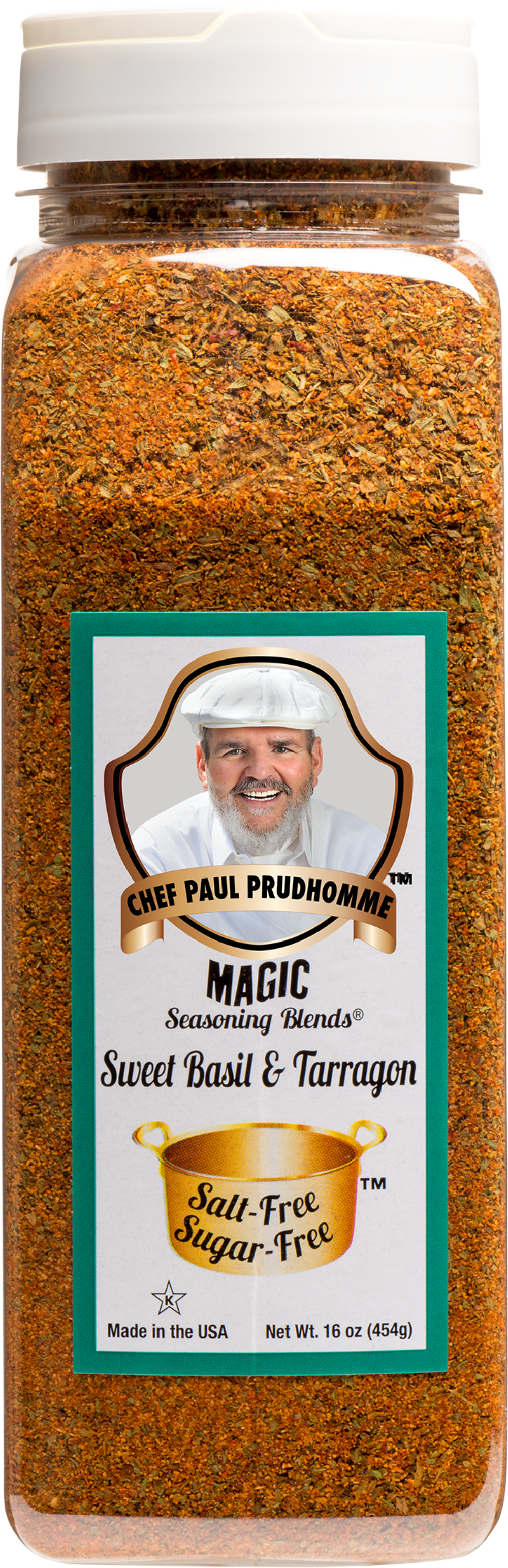 Magic Seasoning Blends Salt Free Sugar Free Sweet Basil and Tarragon, 16 Ounce -- 6 per case.