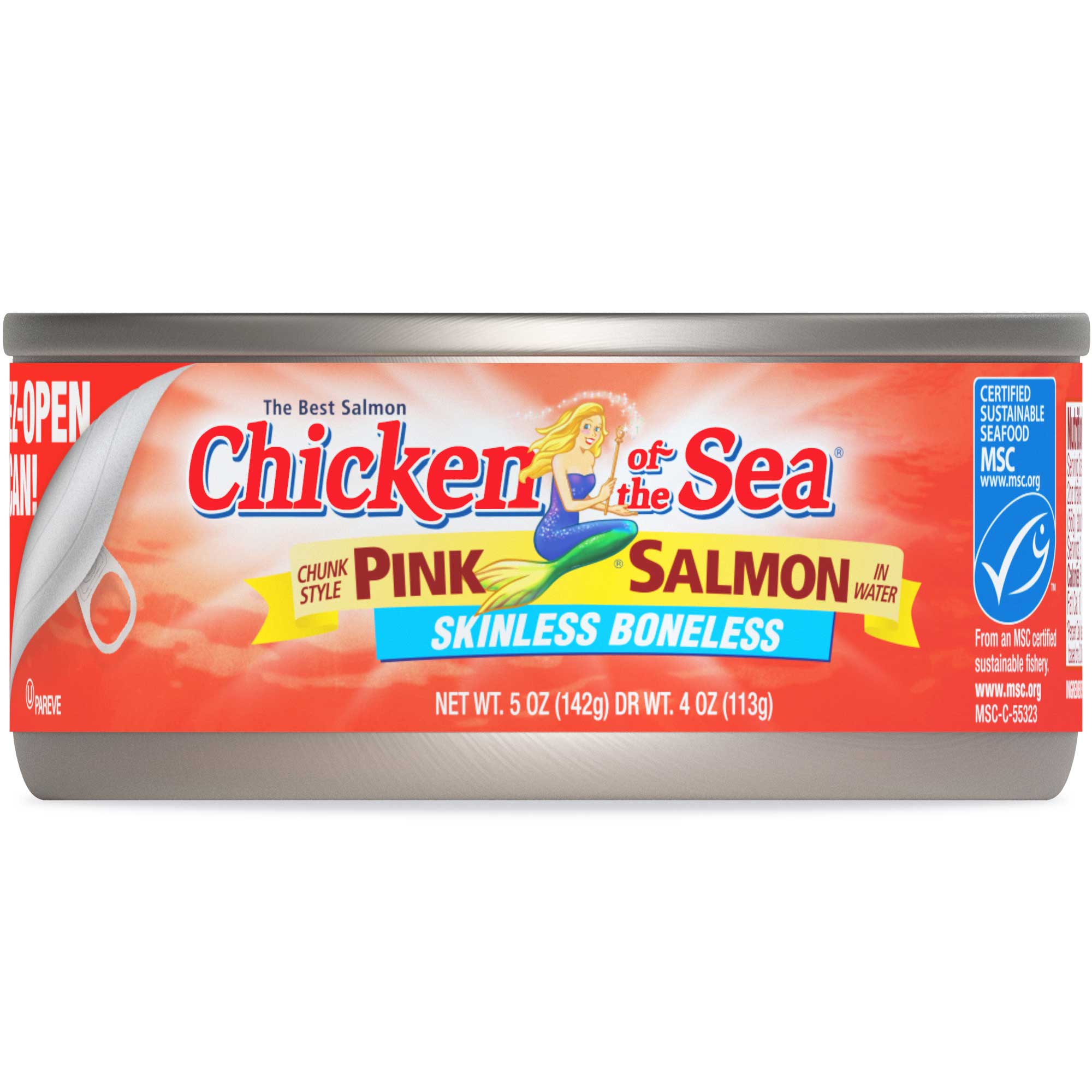Chicken Of The Sea Skinless And Boneless Pink Salmon In Water, 5 Ounce -- 24 Per Case