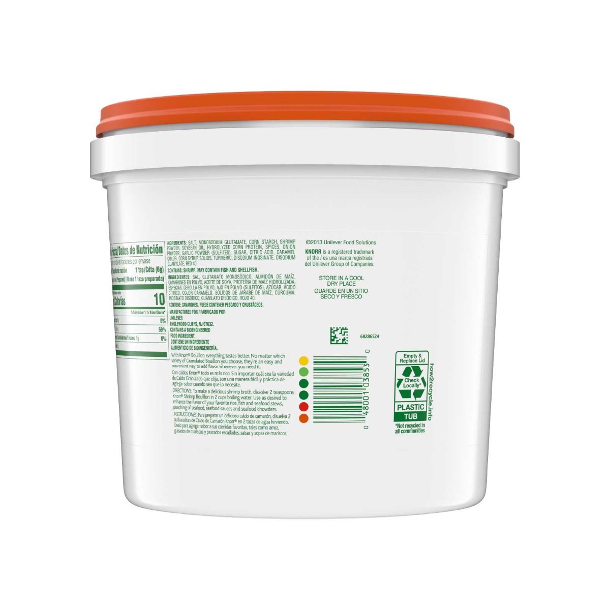 Knorr Professional Caldo De Camaron Shrimp Bouillon Base, 4.4 Pound -- 1 Each