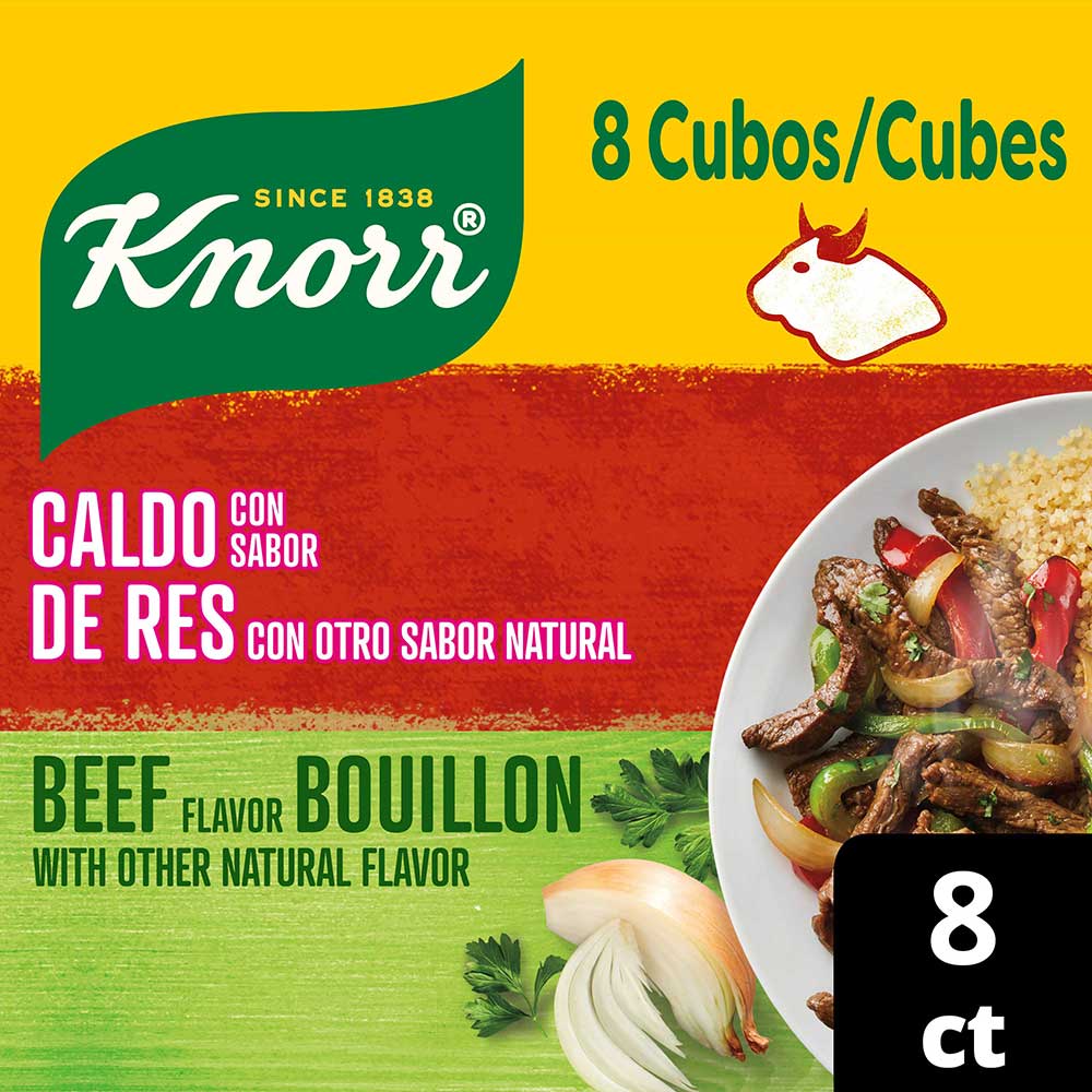 Knorr Beef Flavor Bouillon Cubes, 8 Count -- 24 Per Case