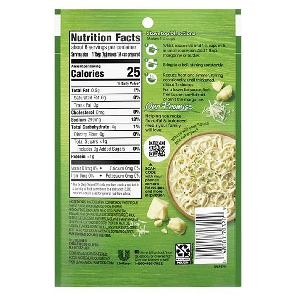 Knorr Alfredo Sauce, 1.6 Ounce -- 24 Per Case