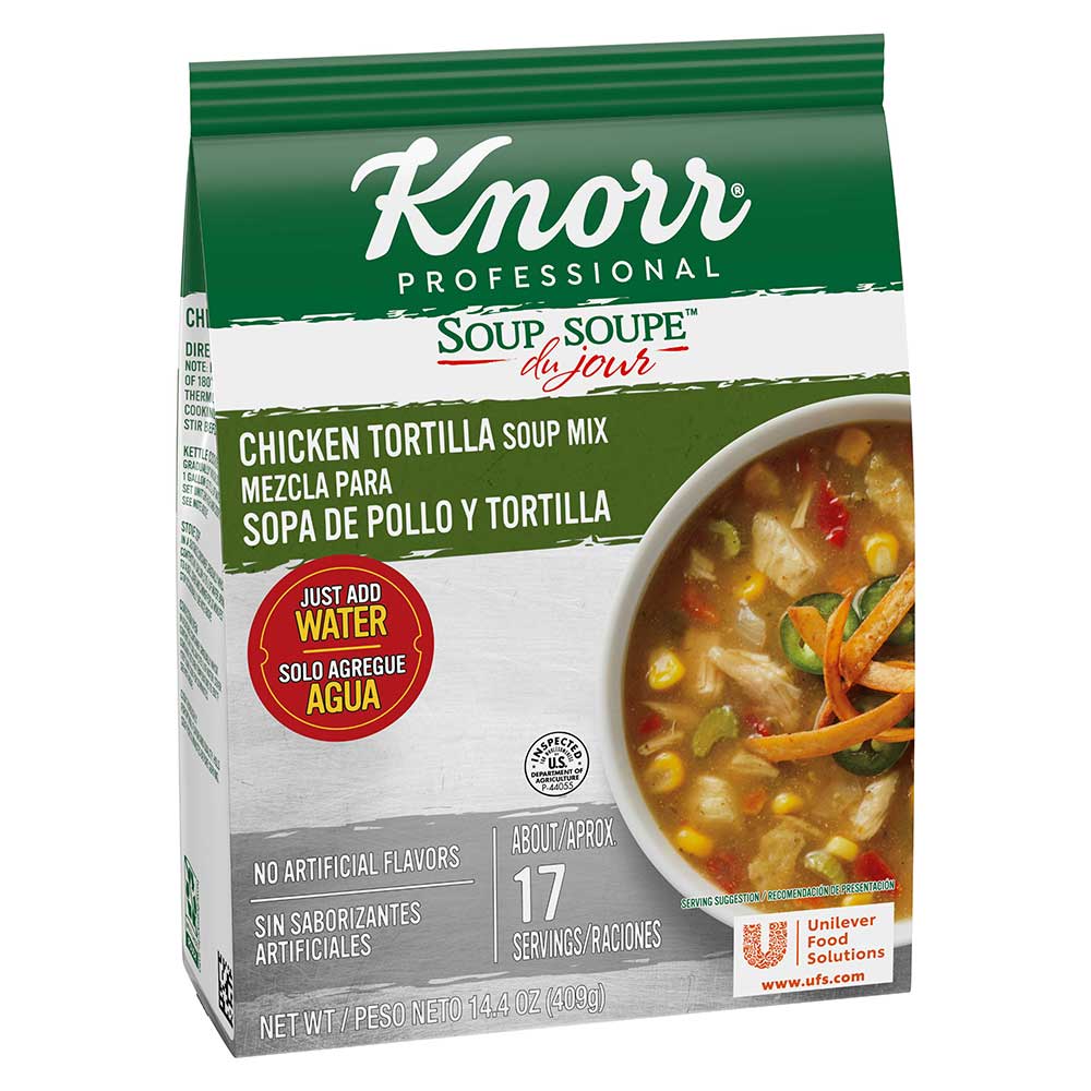 Knorr Professional Soup Du Jour Chicken Tortilla Soup Mix, 14.4 Ounce -- 1 Each