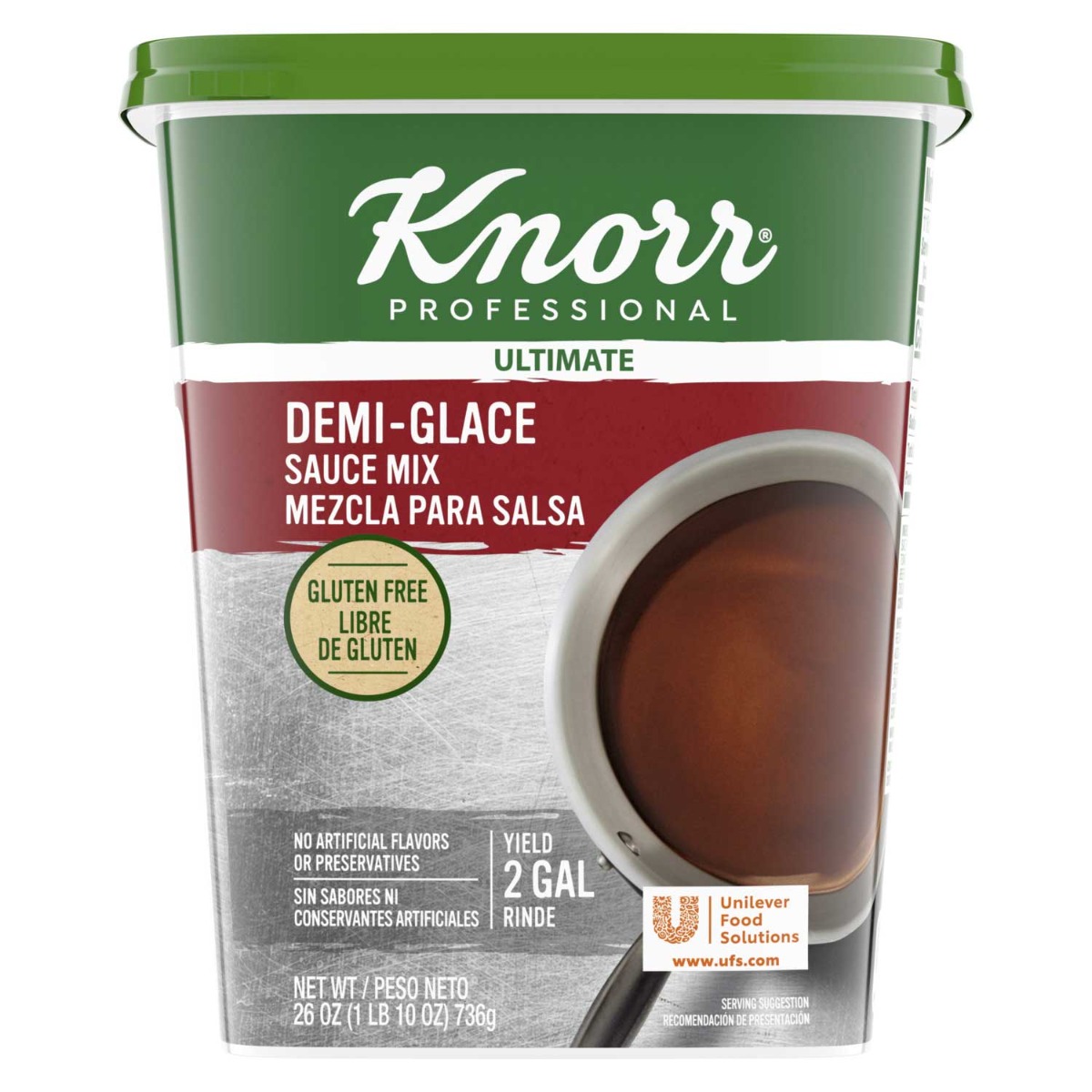 Knorr Professional Ultimate Demi-Glace Sauce Mix, 26 ounce -- 4 per case