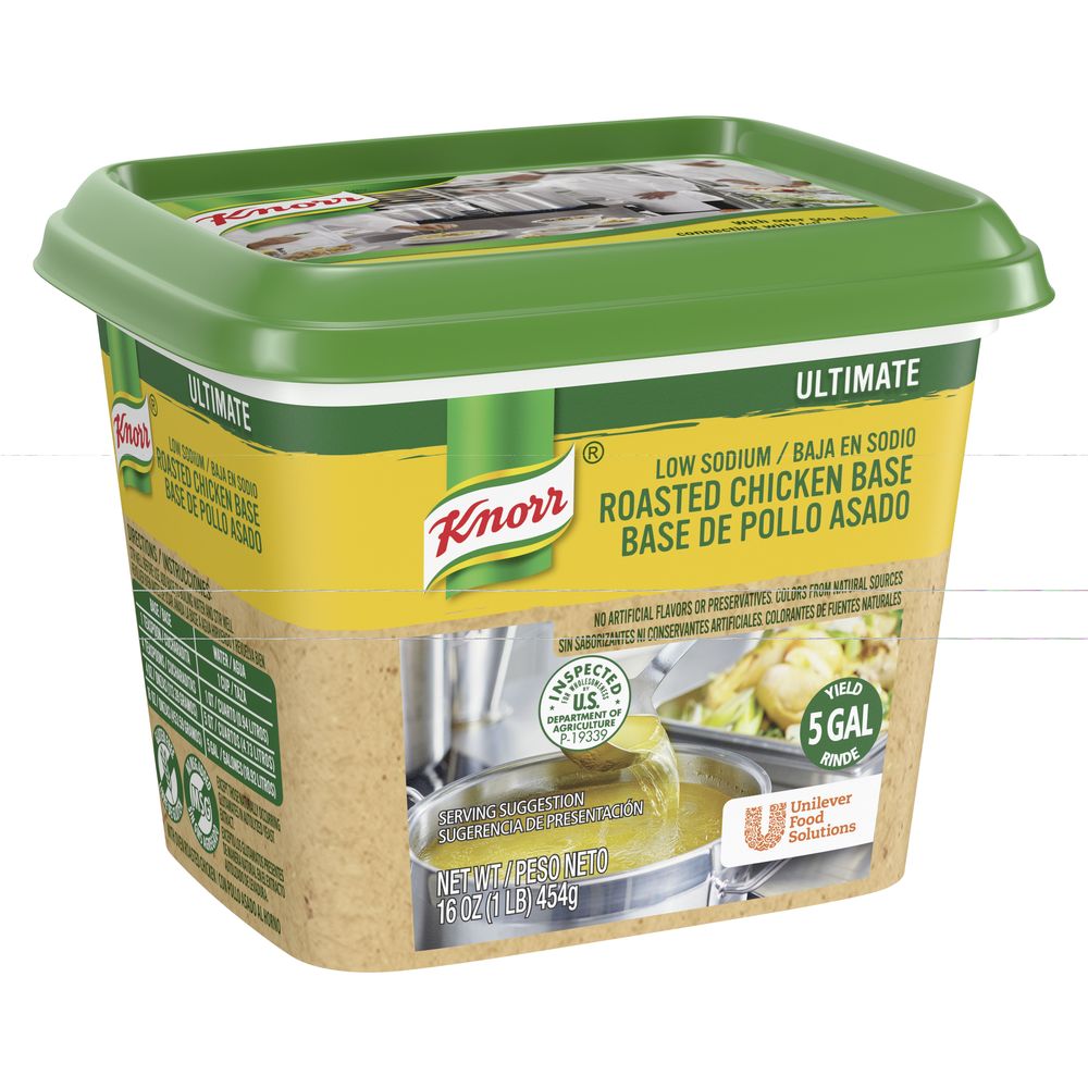Knorr Professional Ultimate Low Sodium Chicken Stock Base, 1 Pound -- 1 Each