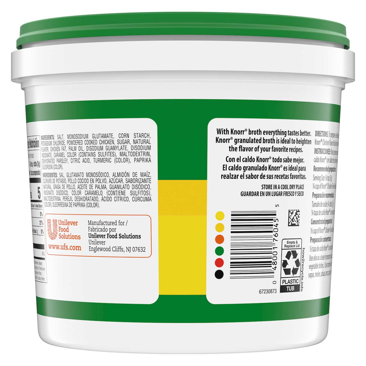 Knorr Professional Caldo De Pollo Chicken Bouillon Base, 4.4 Pound -- 1 Each