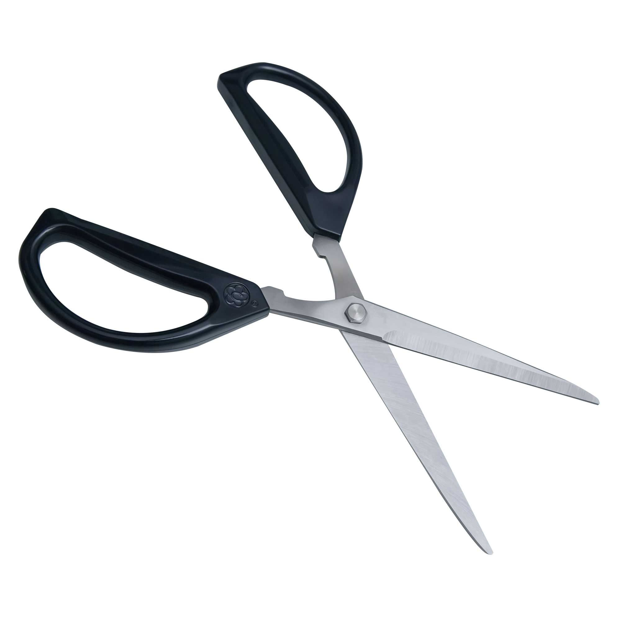 Joyce Chen Deluxe Unlimited Kitchen Scissor With Dark Navy Handles, 8 Inch
