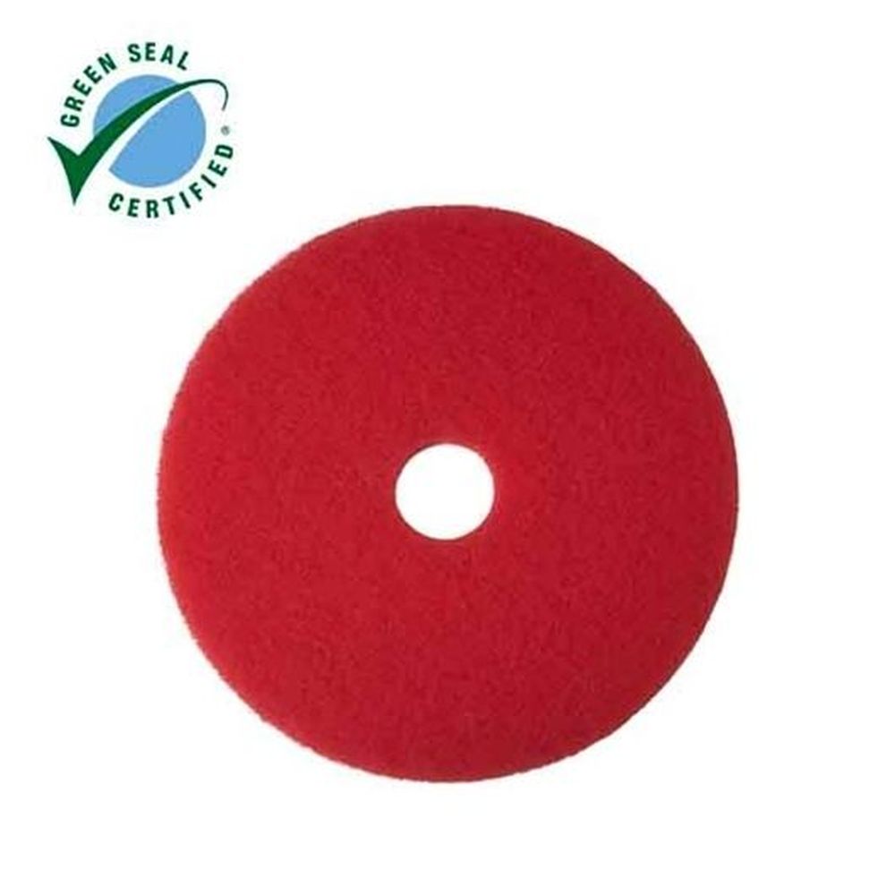 Niagara 13 Inch Red Buffing Pad, 5 Count