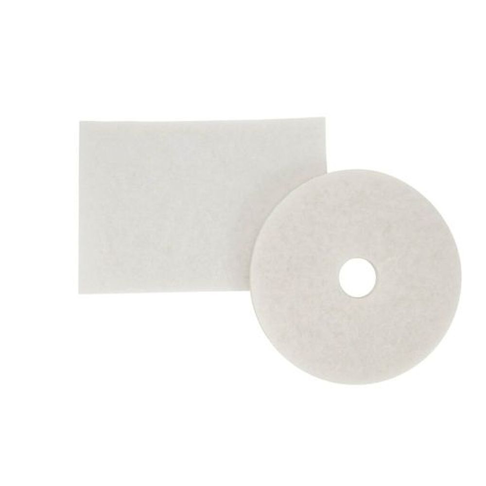 Niagara White Polishing Pad, 13 Inch -- 5 Per Case
