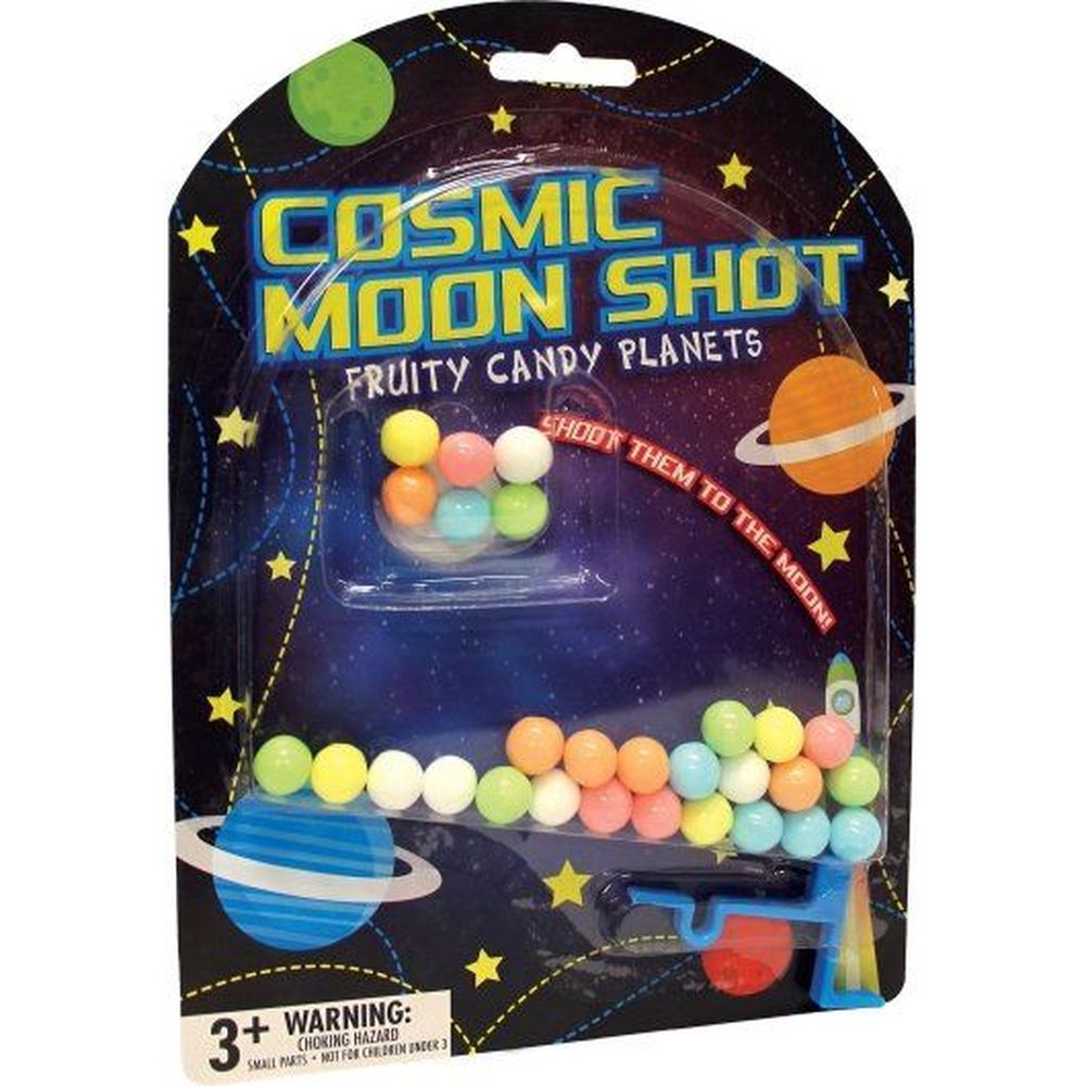 Cosmic Moon Shot Fruity Candy Planets, Display Carton, 0.88 Ounce -- 72 Per Case